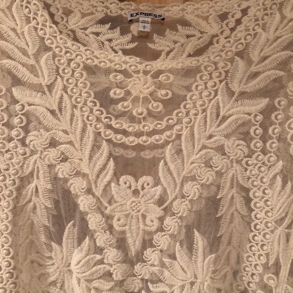 Express lace top